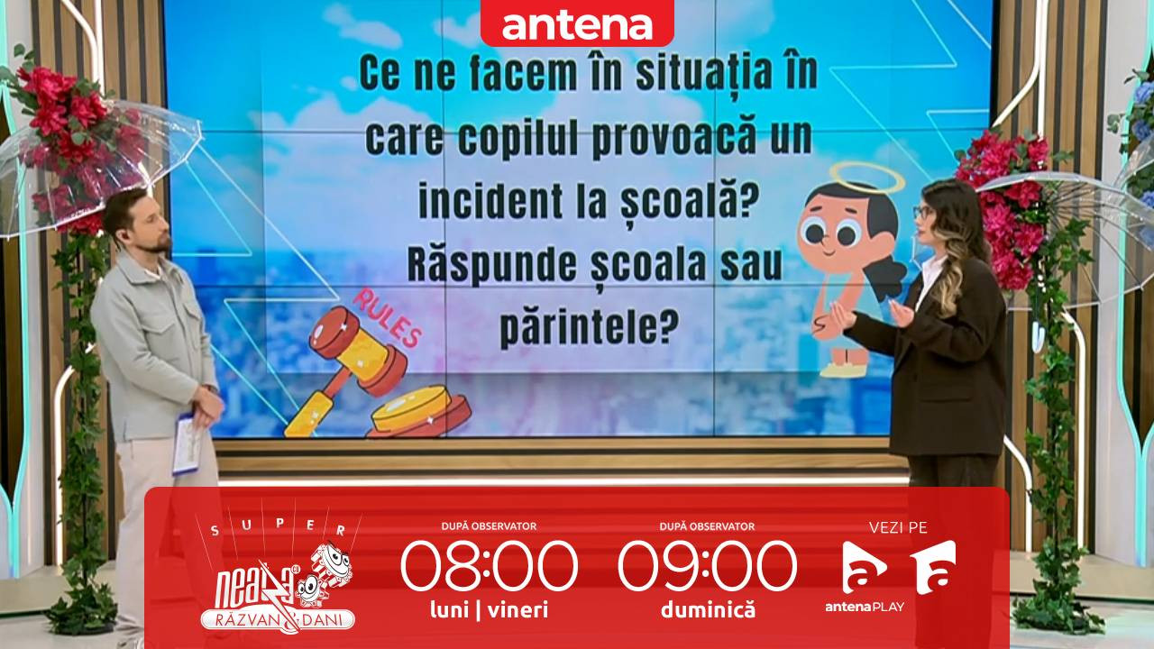 Super Neatza, 12 martie 2026. Responsabilitatea părinților și profesorilor &icirc;n supravegherea copiilor