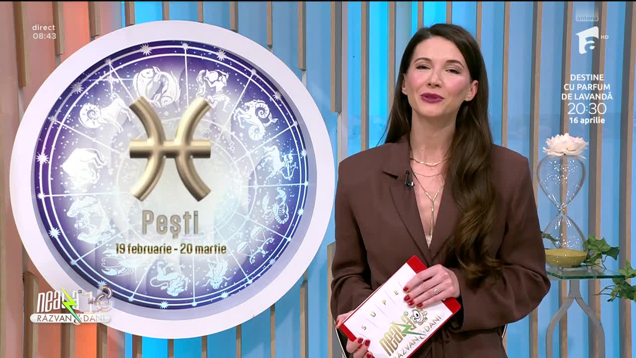 Super Neatza, 12 martie 2026. Horoscopul Zilei cu Claudia Băcuță: Balanțele simt să petreacă timp alături de cei dragi