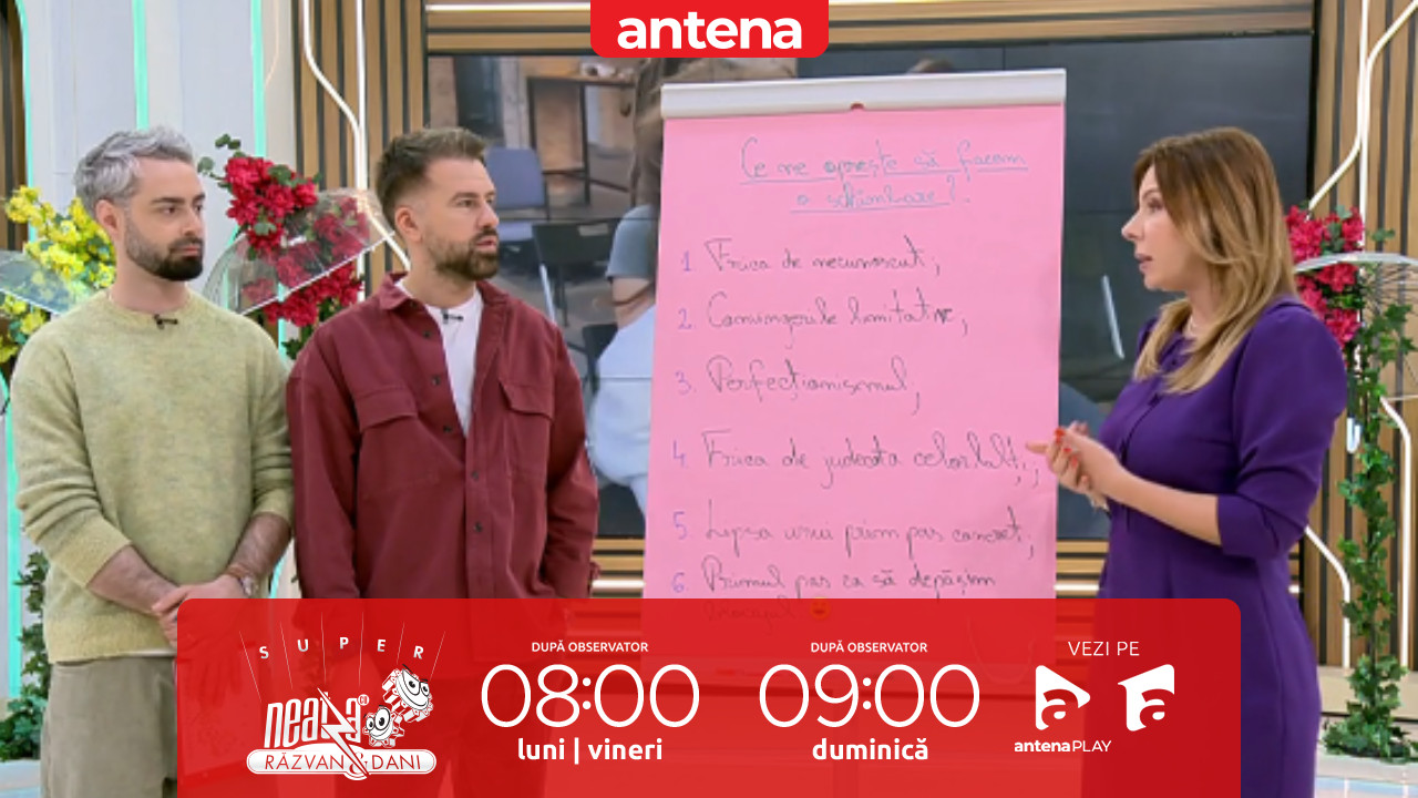 Super Neatza, 16 martie 2025. De ce ne blocăm atunci c&acirc;nd vrem să facem o schimbare &icirc;n viața noastră