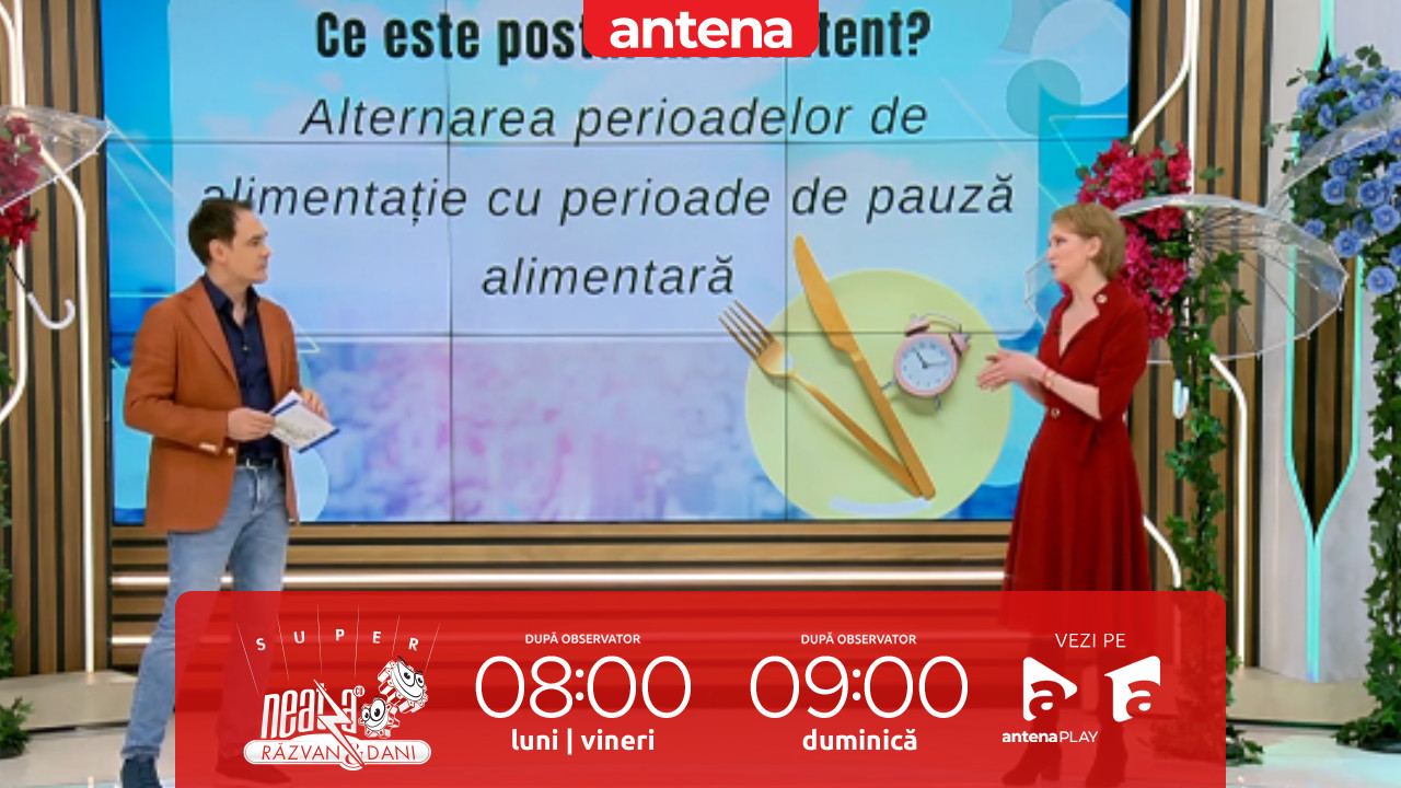 Super Neatza, 16 martie 2026. Ce trebuie să știm dacă vrem să ținem post intermitent &icirc;n această perioadă