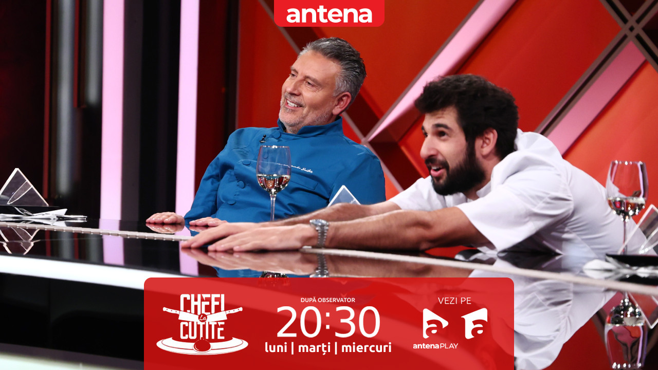 Degustările prind accente neașteptate! Nu rata următoarea ediție Chefi la cuțite, de la 20:30, pe Antena 1 și &icirc;n AntenaPLAY