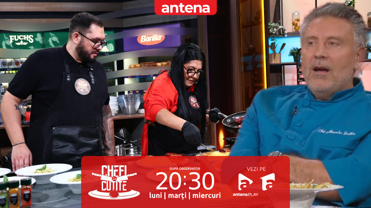 Chefi la cuțite | Sezonul 17. Claudia Călinescu și chef Alexandru Sautner se cunosc din tinerețe: Era craiul orașului Severin!