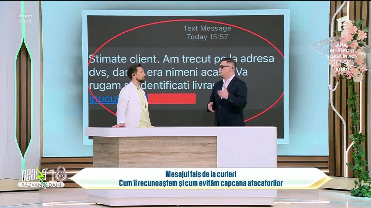 Super Neatza, 19 martie 2026. Mesajul fals de la curieri. Cum il recunoaştem şi cum evităm capcana atacatorilor