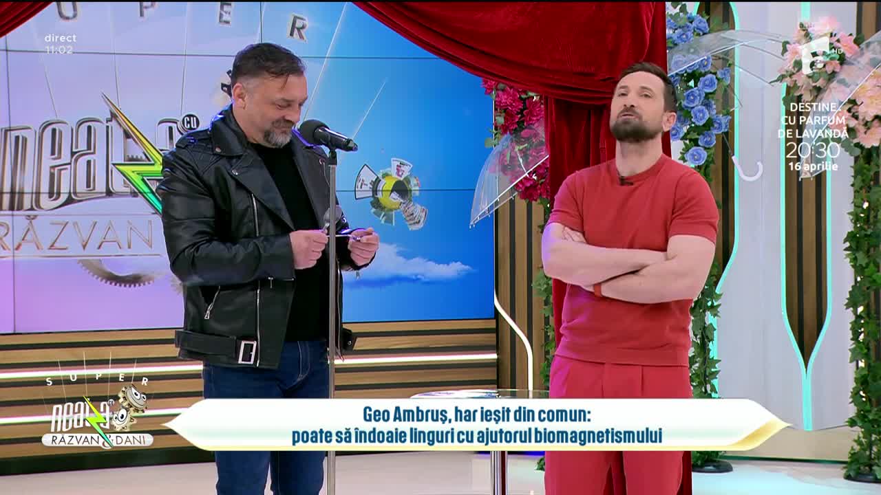 Super Neatza, 20 martie 2026. Geo Ambruş, har ieşit din comun: poate să &icirc;ndoale linguri cu ajutorul biomagnetismului