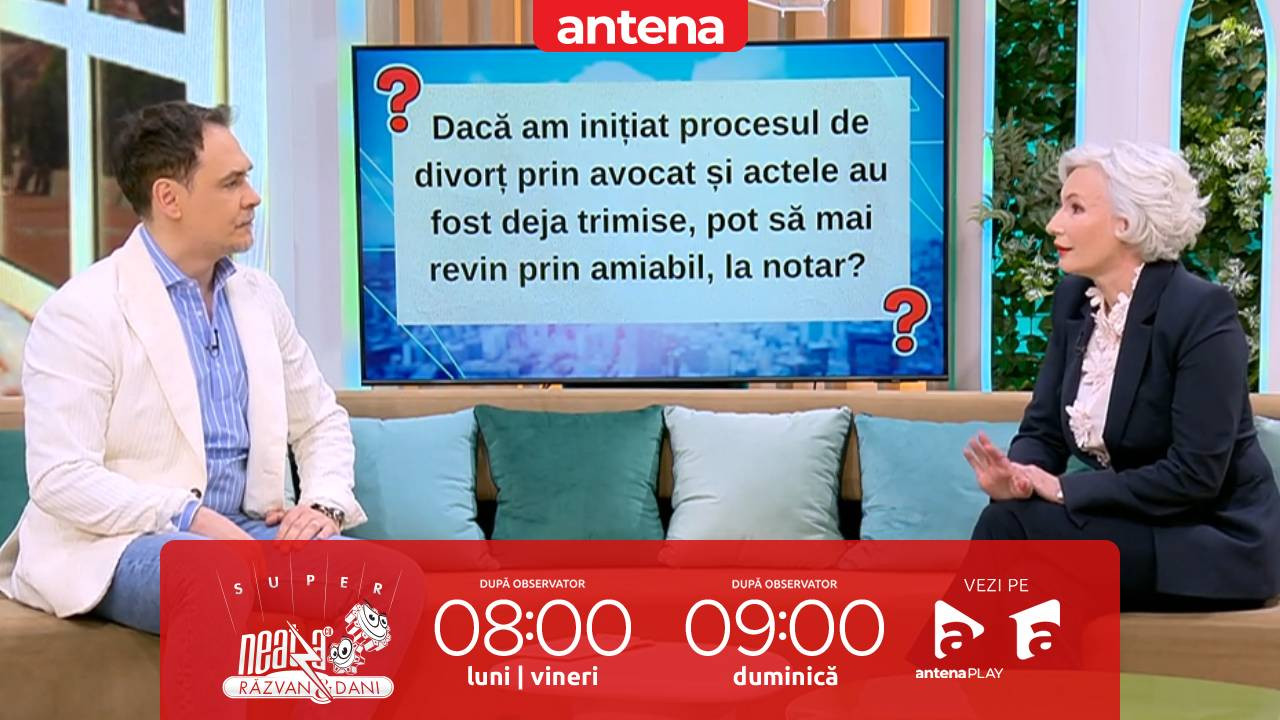 Super Neatza, 24 martie 2026. Diferențele dintre un divorț prin avocat și unul amiabil