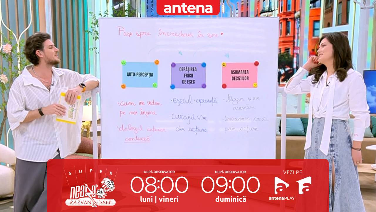 Super Neatza, 25 martie 2026. Cum construim &icirc;ncrederea &icirc;n sine pas cu pas
