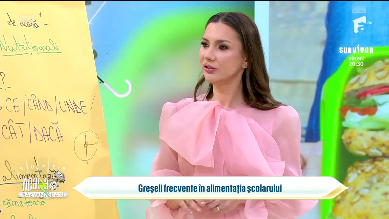 Super Neatza. Alimentația școlarului. Care sunt cele mai frecvente greșeli