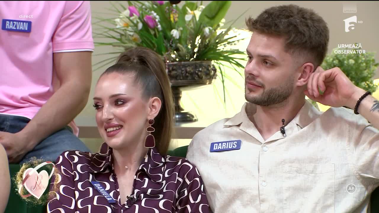 Mireasa, Sezonul 13. Daniela și Darius au făcut o lună de relație: Te iubesc!