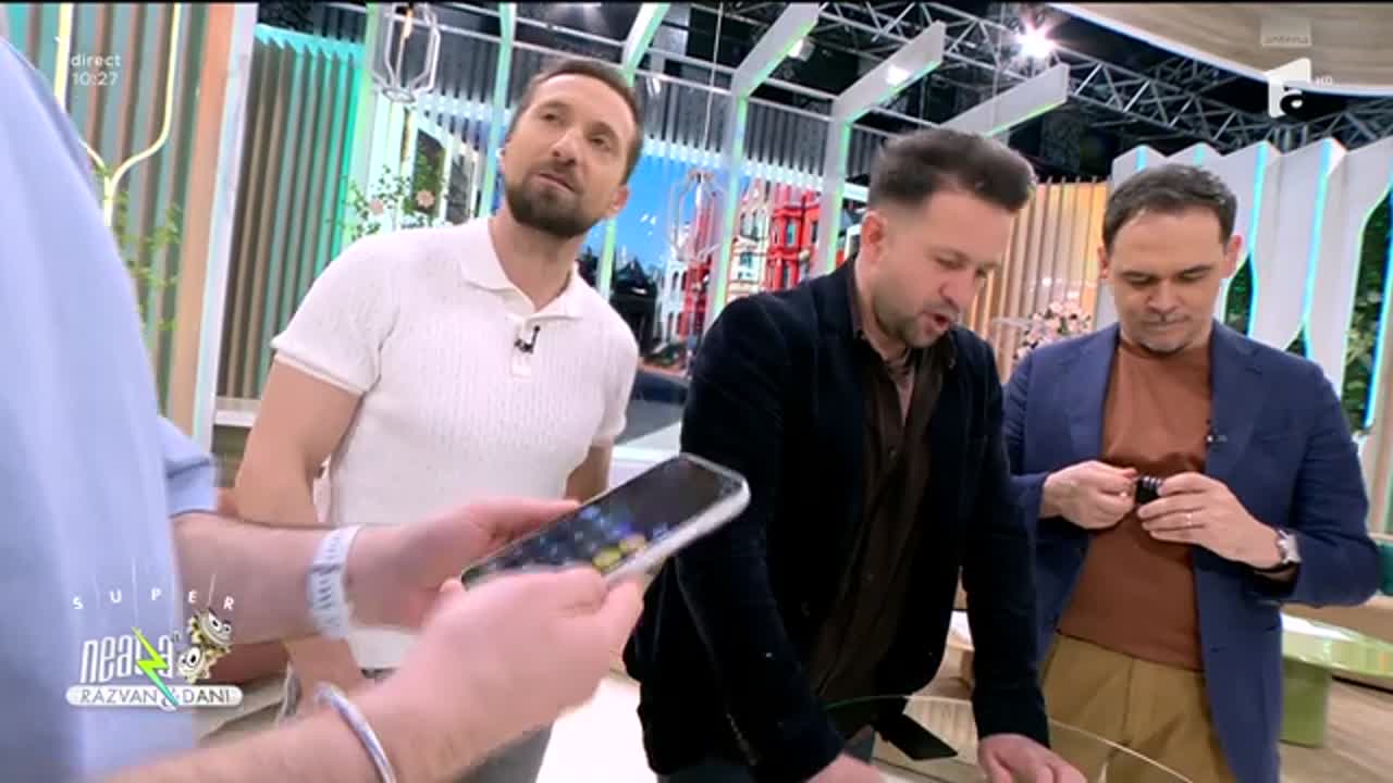 Super Neatza, 26 martie 2026. Magicianul Robert Tudor, truc de magie cu inelul Ramonei Olaru: Asta e blestem!