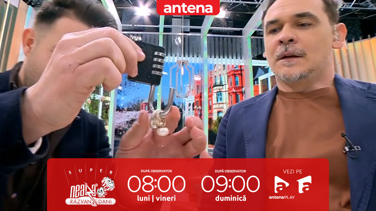 Super Neatza, 26 martie 2026. Magicianul Robert Tudor, truc de magie cu inelul Ramonei Olaru: Asta e blestem!