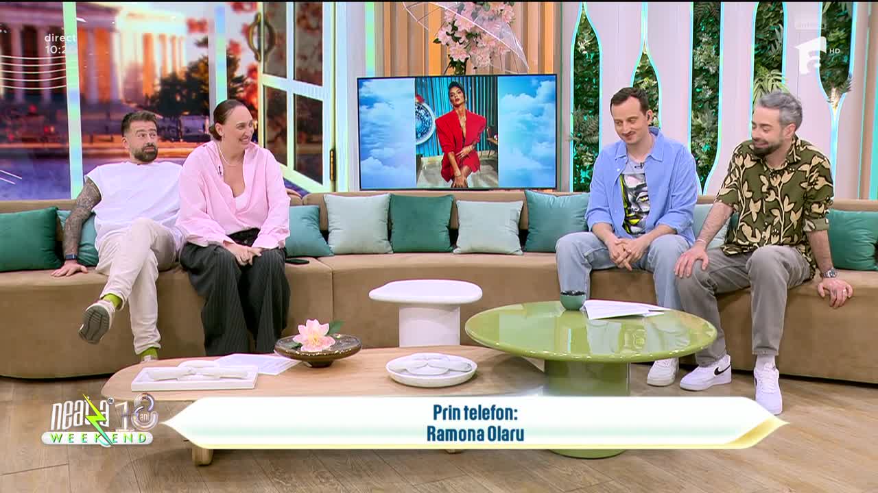 Neatza de Weekend, 29 martie 2026. Ramona Olaru are iubit: Suntem de ceva timp &icirc;mpreună, dar acum e oficial!