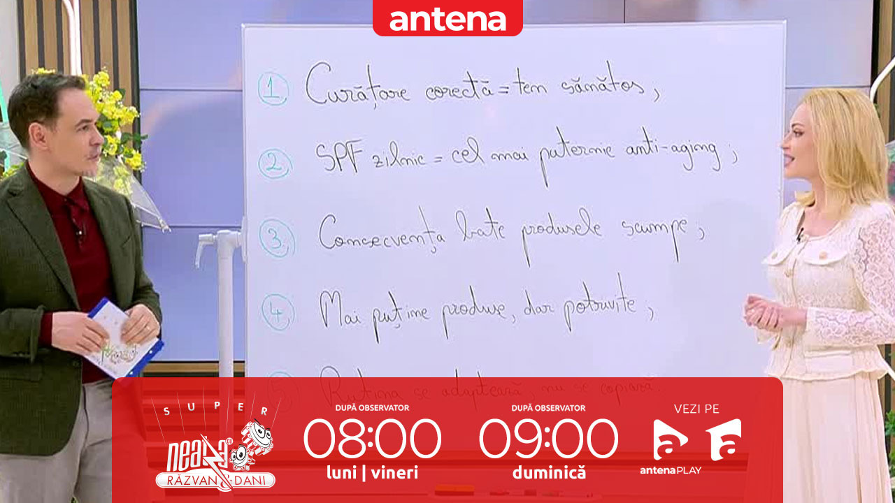 Super Neatza. Obiceiuri esențiale pentru un ten sănătos