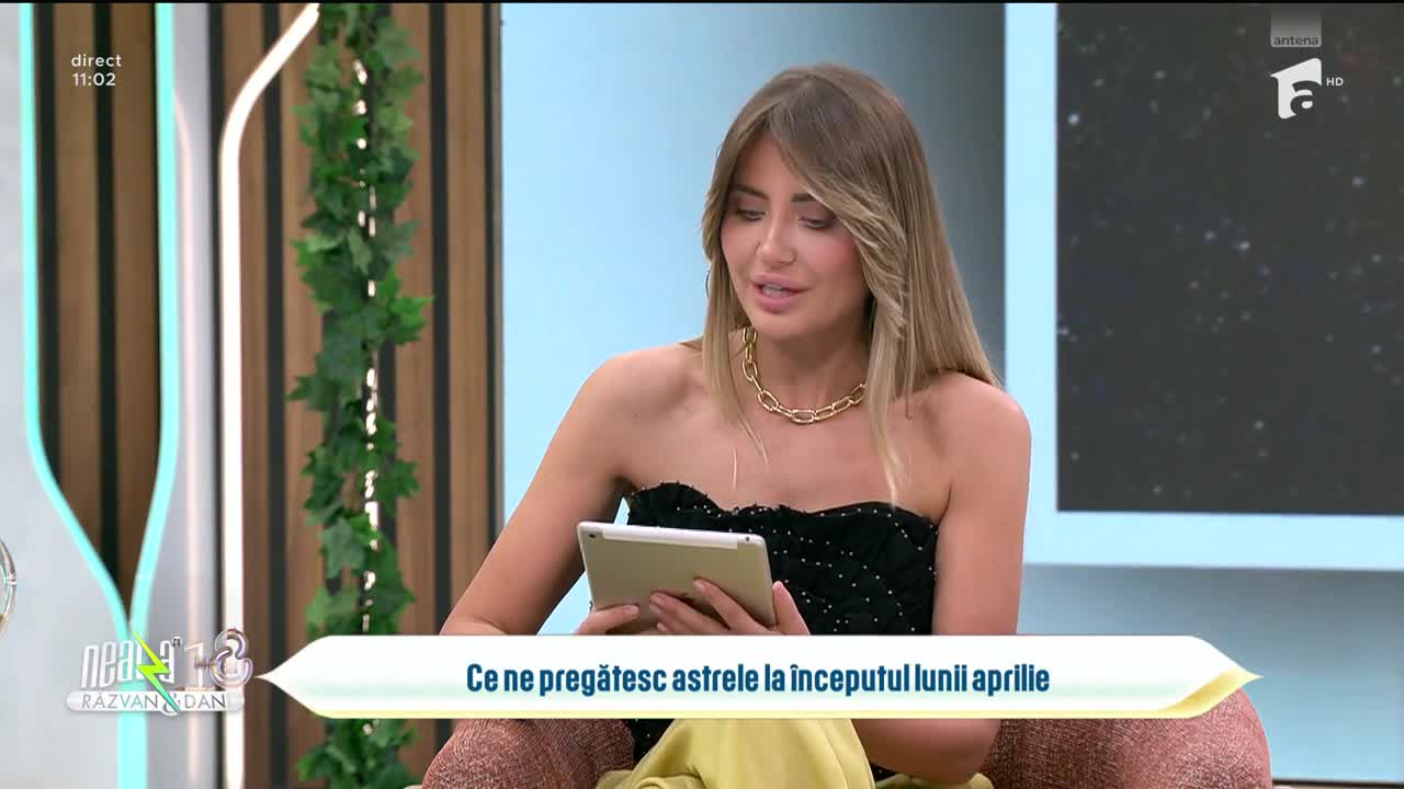 Super Neatza. Horoscop săptăm&acirc;nal cu Adina Moraru: Ce ne pregătesc astrele la &icirc;nceputul lunii aprilie