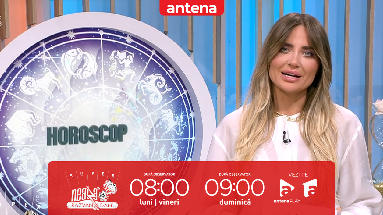 Super Neatza. Horoscopul Zilei cu Adina Moraru: Planurile Racilor sunt date peste cap