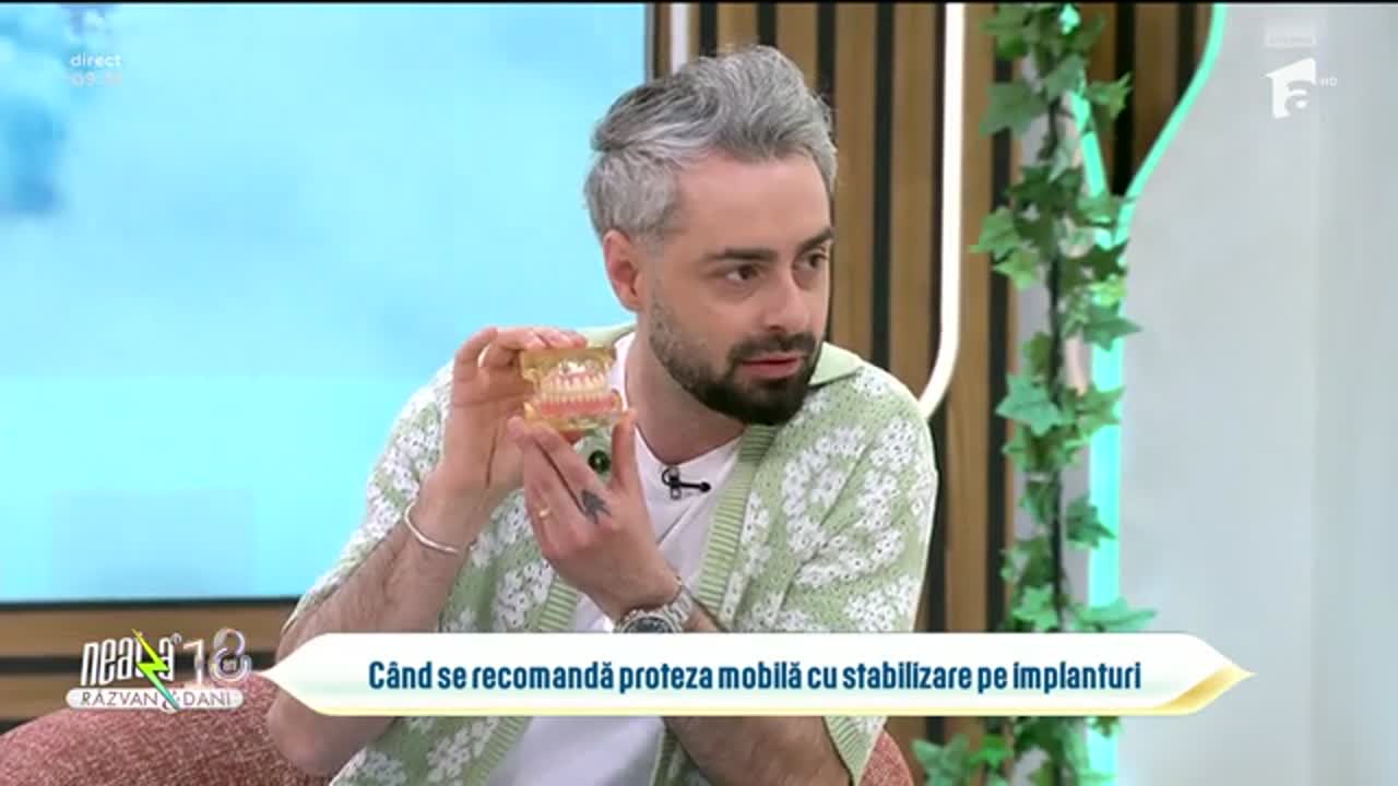 Super Neatza. C&acirc;nd se recomandă proteza mobilă cu stabilizare pe implanturi