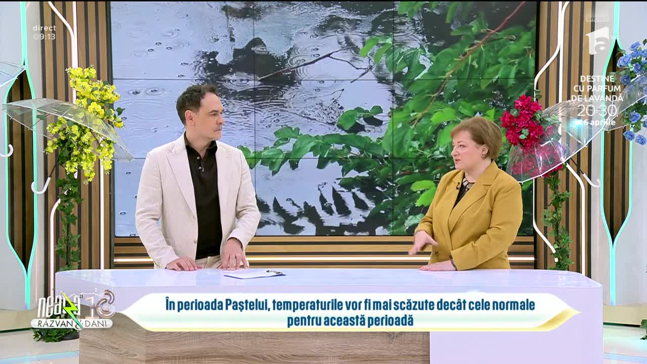 Super Neatza. Prognoza meteo de Paște! Directorul ANM anunță cum va fi vremea