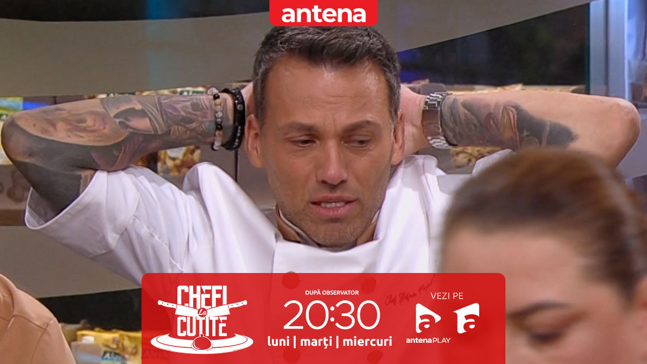 &Icirc;ncep bătăliile! Nu rata următoarea ediție Chefi la cuțite, de la 20:30, pe Antena 1 și &icirc;n AntenaPLAY