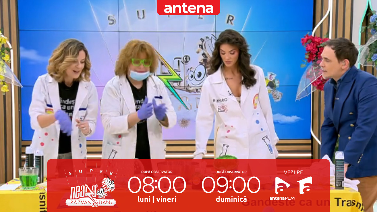 Super Neatza. Profesorii Trăsniți transformă experimentele &icirc;n distracție pentru toate v&acirc;rstele