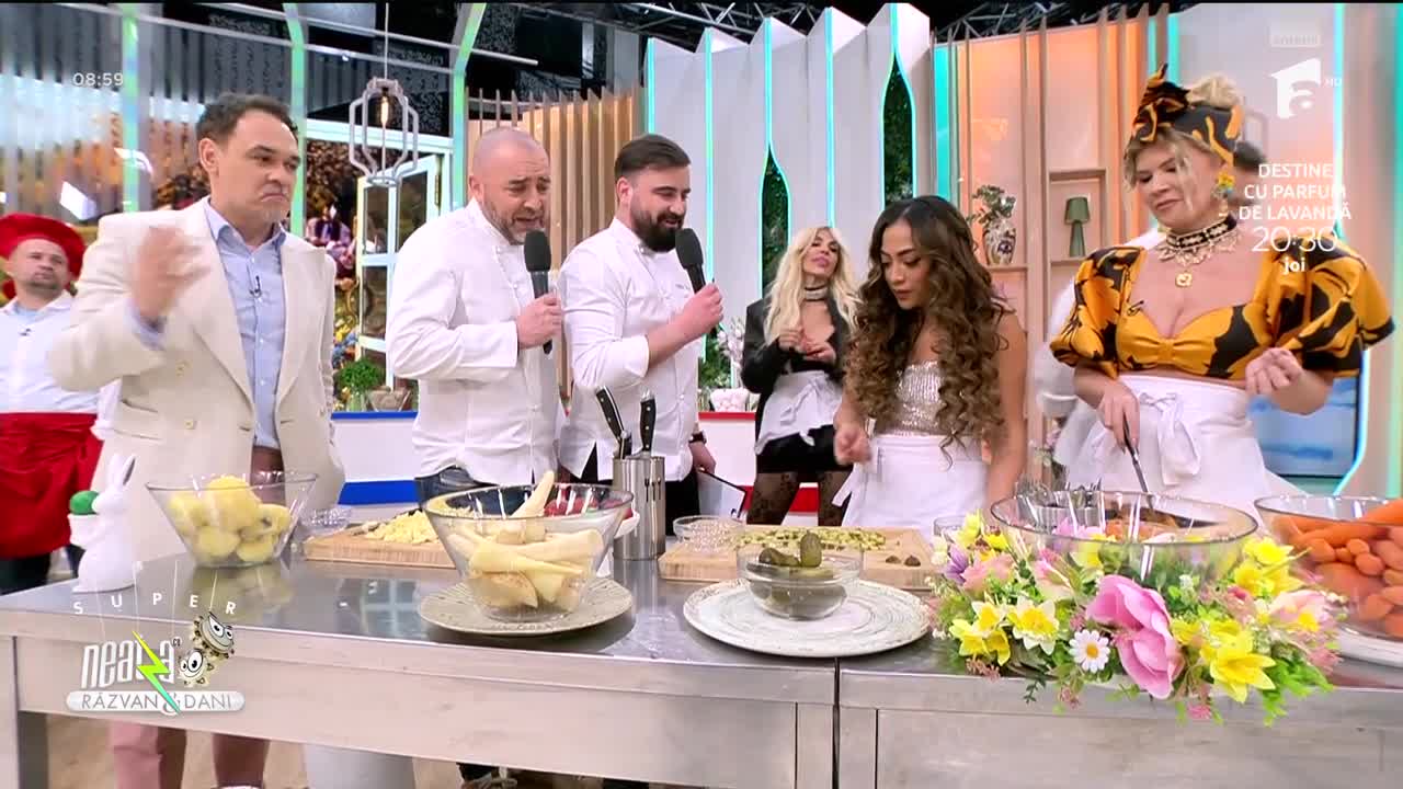 Super Neatza. Cine toacă cel mai bine legumele pentru salata de beouf