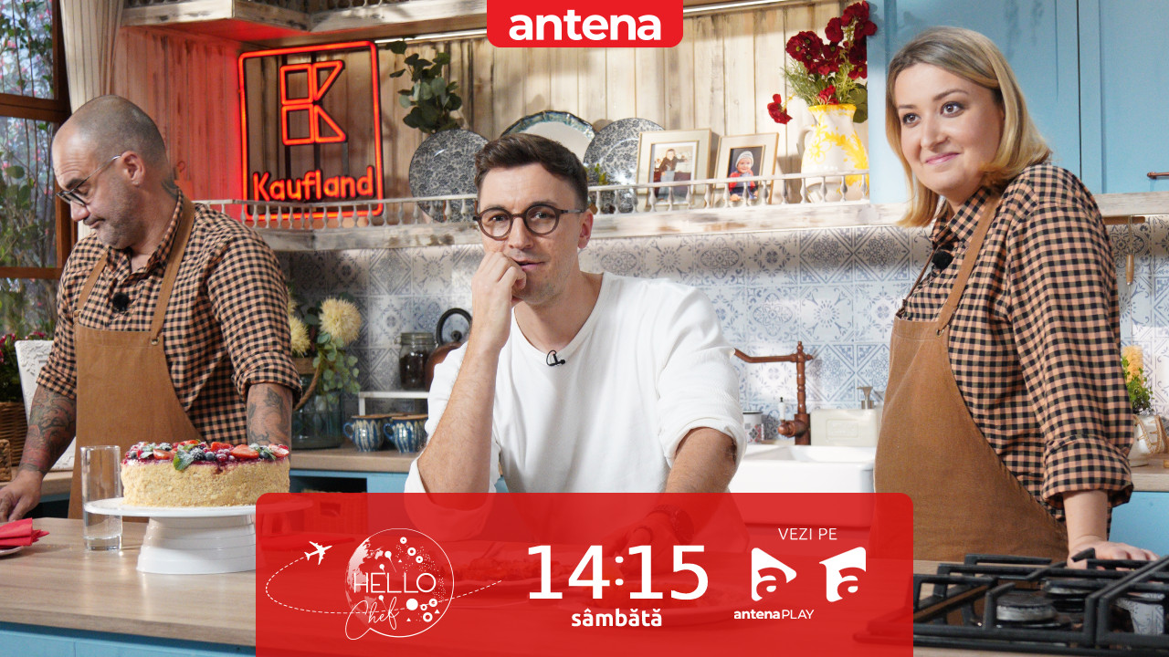 Hello Chef sezonul 11, 18 aprilie 2026. Chef Samuel și Roxana Blenche, o nouă provocare &icirc;n bucătărie! Ce rețete au de gătit pentru Mihail Pautov