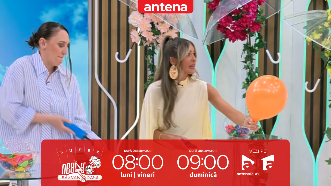 Neatza de Weekend. Florin Ristei a lansat jocul baloanelor &icirc;n platoul matinalului