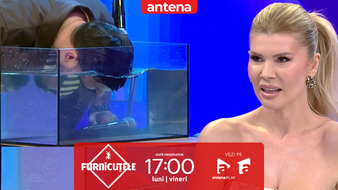 Furnicuțele 2026. Provocarea &bdquo;R&acirc;dem, glumim...&rdquo;, cu Diana Matei. Oase c&acirc;ntă sub apă!