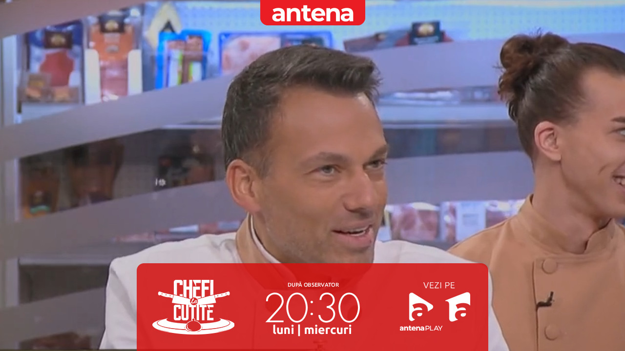 Confruntare de nivel &icirc;nalt! Nu rata următoarea ediție Chefi la cuțite, de la 20:30, pe Antena 1 și &icirc;n AntenaPLAY