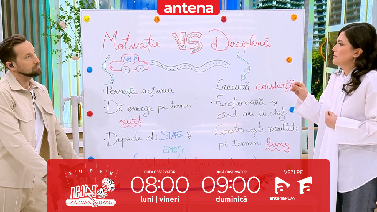 Super Neatza. Cum să răm&acirc;i pe drumul tău c&acirc;nd motivația dispare