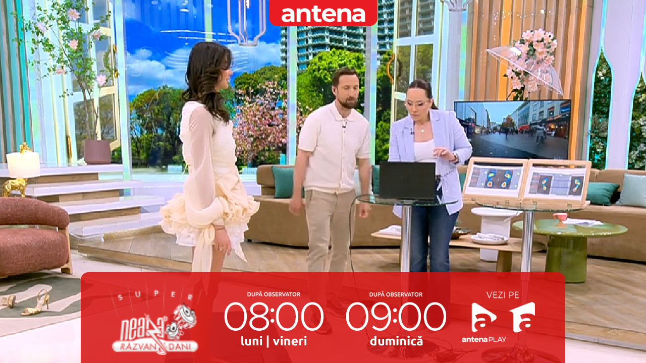 Super Neatza. Cum să &icirc;ți &icirc;ndrepți spatele prin mers