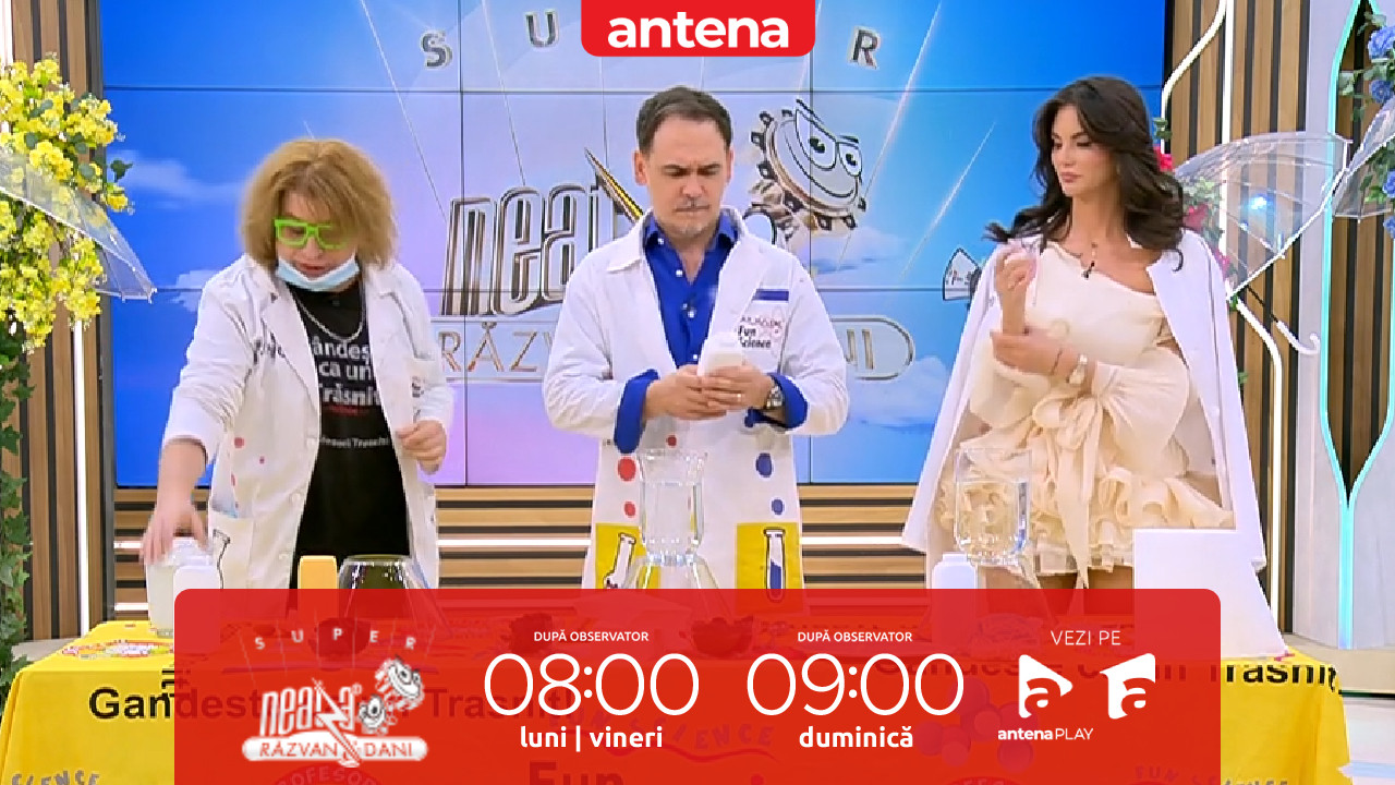 Super Neatza.  Experimente distractive cu Spooky, Profesorul Trăsnit