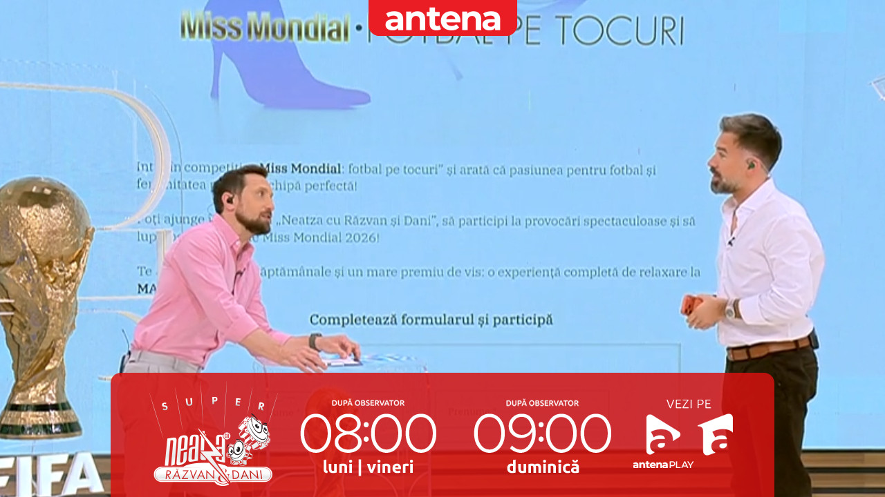 Super Neatza. Dani Oțil l-a luat peste picior pe Aris, chiar &icirc;n prezența lui Florin Ristei: Ai grijă, că el e geană!