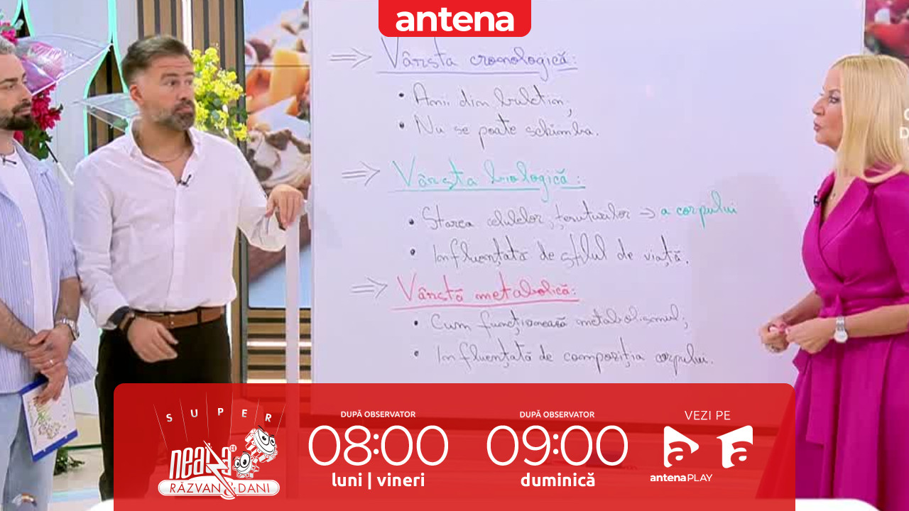 Super Neatza. De ce corpul nostru poate avea o altă v&acirc;rstă dec&acirc;t cea reală