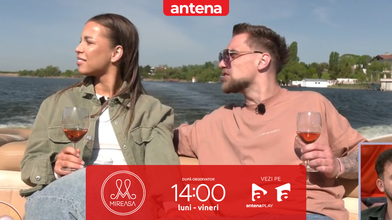 Mireasa, sezonul 13. Ema și Alan, date romantic cu barca pe lac: &bdquo;Cea mai tare experiență!&rdquo;