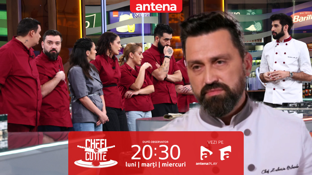 Chefi la cuțite | Sezonul 17. Chef Richard a făcut schimb de concurenți cu echipa gri! Chef Orlando a răbufnit: Sunt urmărit de ghinion!