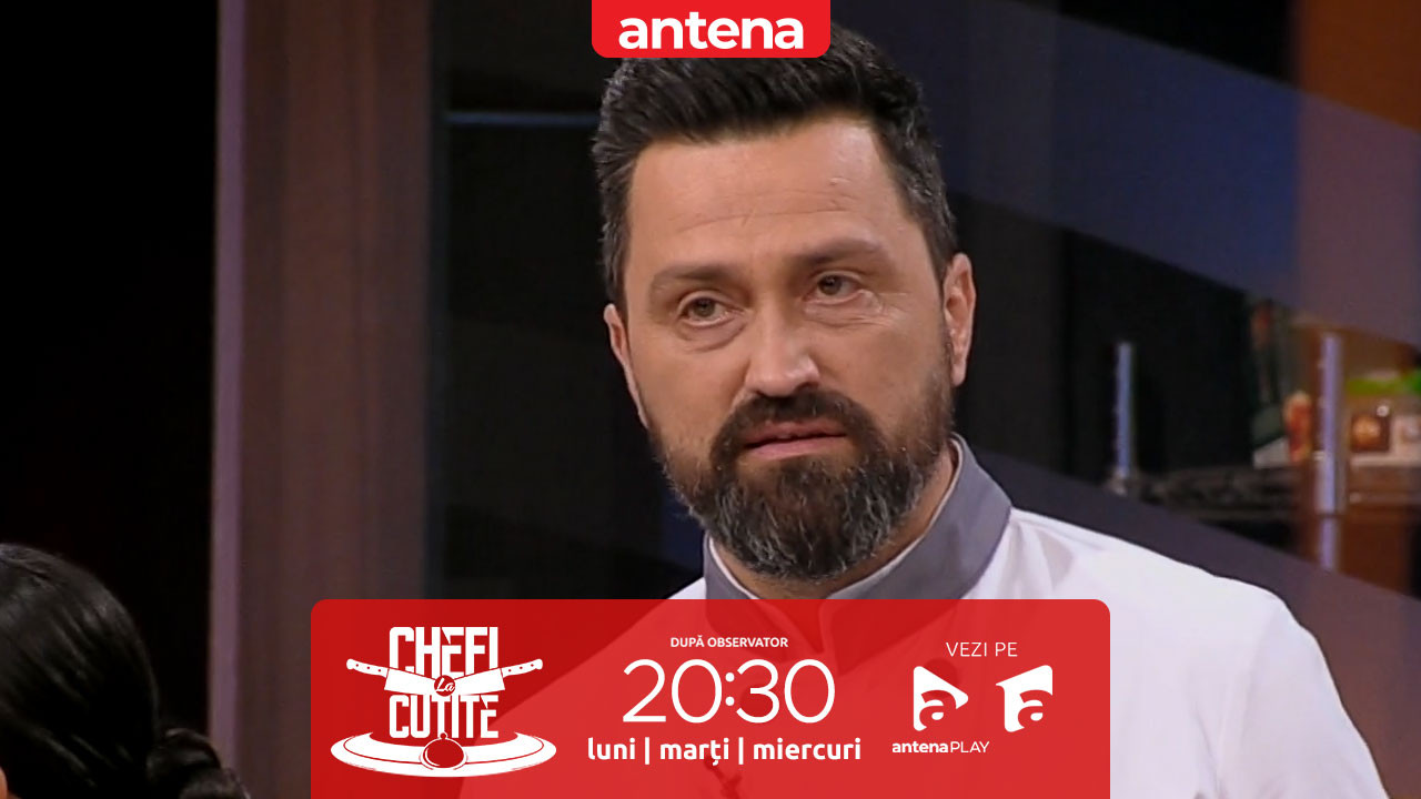 O altfel de confruntare! Nu rata următoarea ediție Chefi la cuțite, de la 20:30, pe Antena 1 și &icirc;n AntenaPLAY