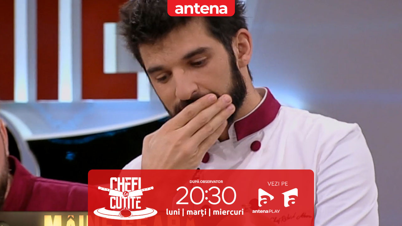 Cel mai negru battle din toate sezoanele! Nu rata următoarea ediție Chefi la cuțite, de la 20:30, pe Antena 1 și &icirc;n AntenaPLAY