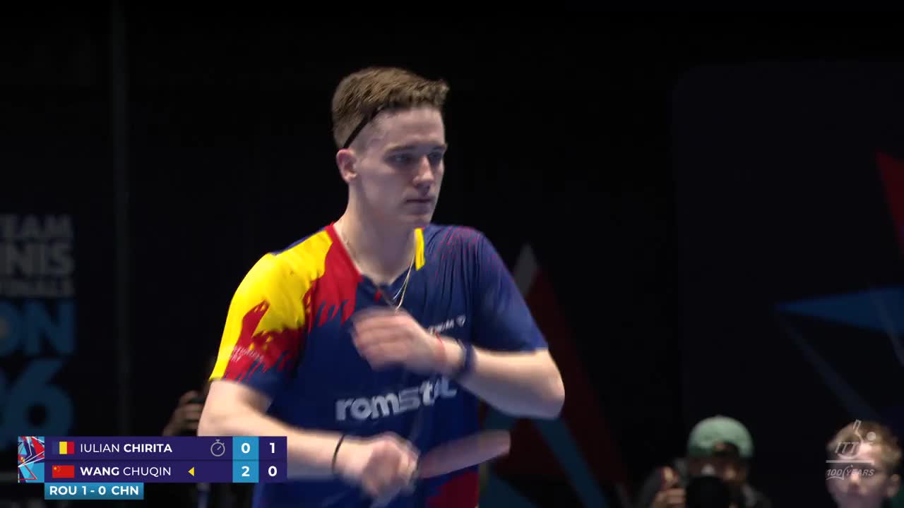 Campionatul Mondial de Tenis de masă | Londra 2026: Wang Chuqin vs Iulian Chiriță