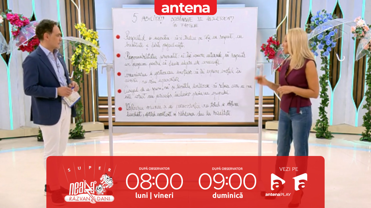 Super Neatza. Cinci abilități pe care le pot dob&acirc;ndi adolescenții &icirc;nainte să plece de acasă