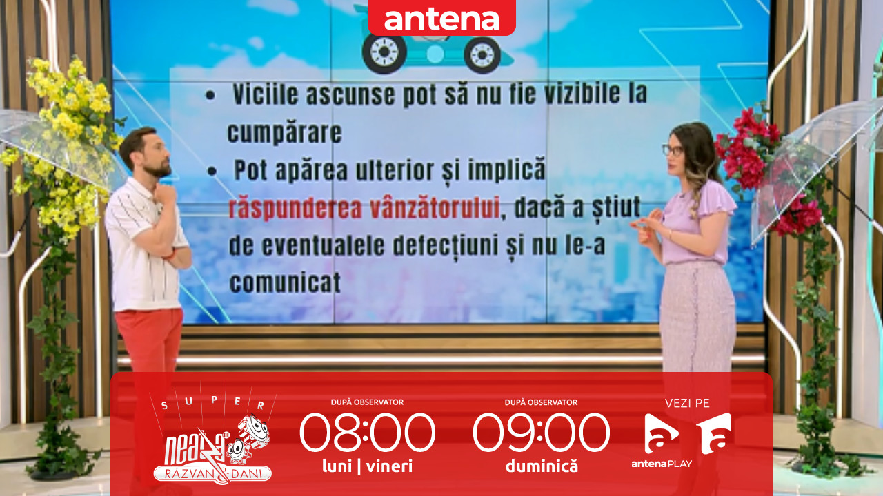 Super Neatza. Ce putem face dacă am cumpărat o mașină cu defecte ascunse