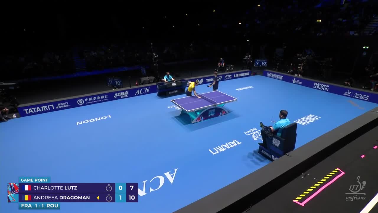 Campionatul Mondial de Tenis de masă | Londra 2026: Charlotte Lutz vs Andreea Dragoman