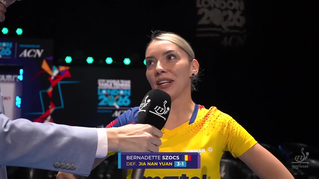 Campionatul Mondial de Tenis de masă | Londra 2026: Jia Nan Yuan vs Bernadette Szocs