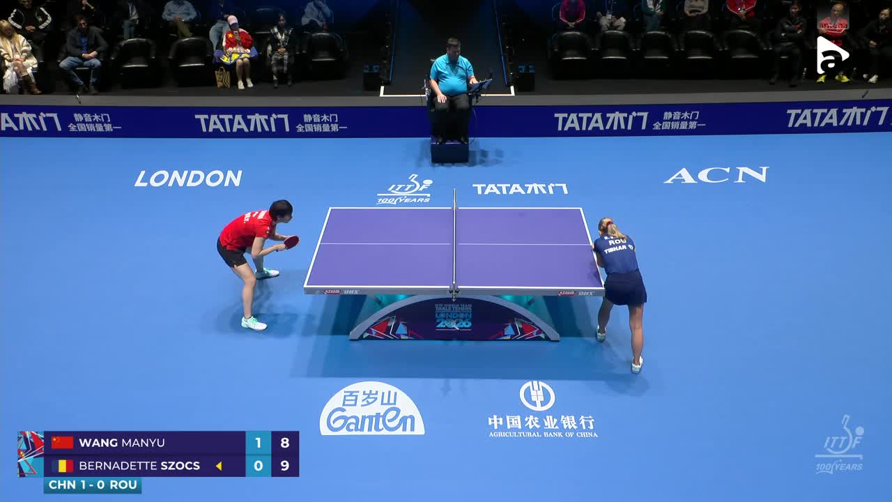Campionatul Mondial de Tenis de masă | Londra 2026: Wang Manyu vs Baernadette Szocs