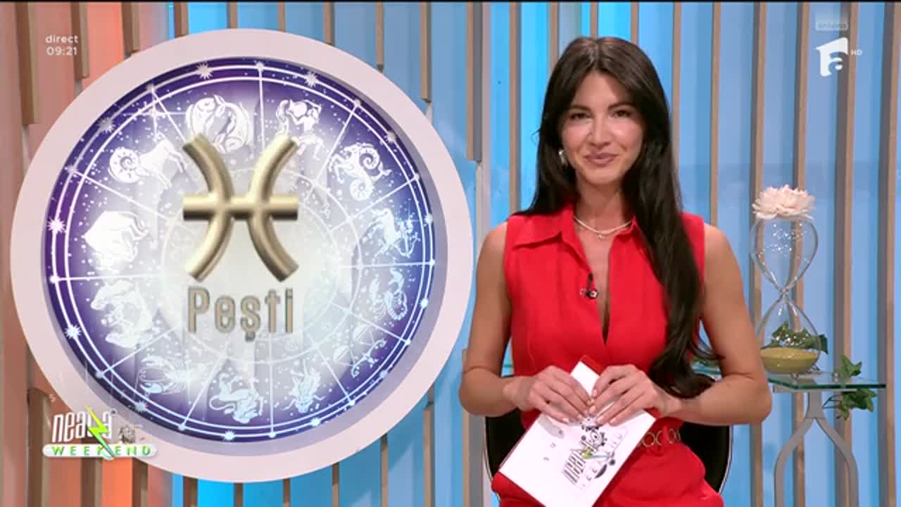 Neatza de Weekend.  Horoscopul zilei cu Claudia Băcuţă: Fecioarele pot avea parte de vești neașteptate