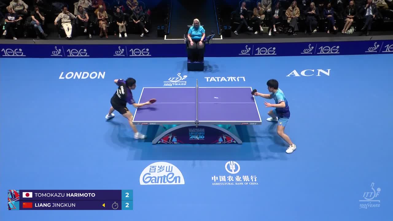 Campionatul Mondial de Tenis de masă | Londra 2026: Tomokazu Harimoto vs Liang Jingkun
