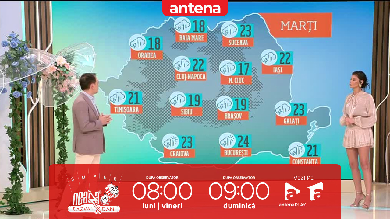 Super Neatza. Prognoza meteo cu Ramona Olaru: Vremea va deveni instabilă &icirc;n mare parte din țară!