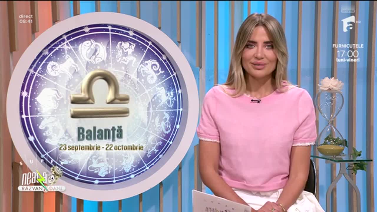 Super Neatza. Horoscopul Zilei cu Adina Moraru: Berbecii au parte de un ajutor financiar neașteptat!