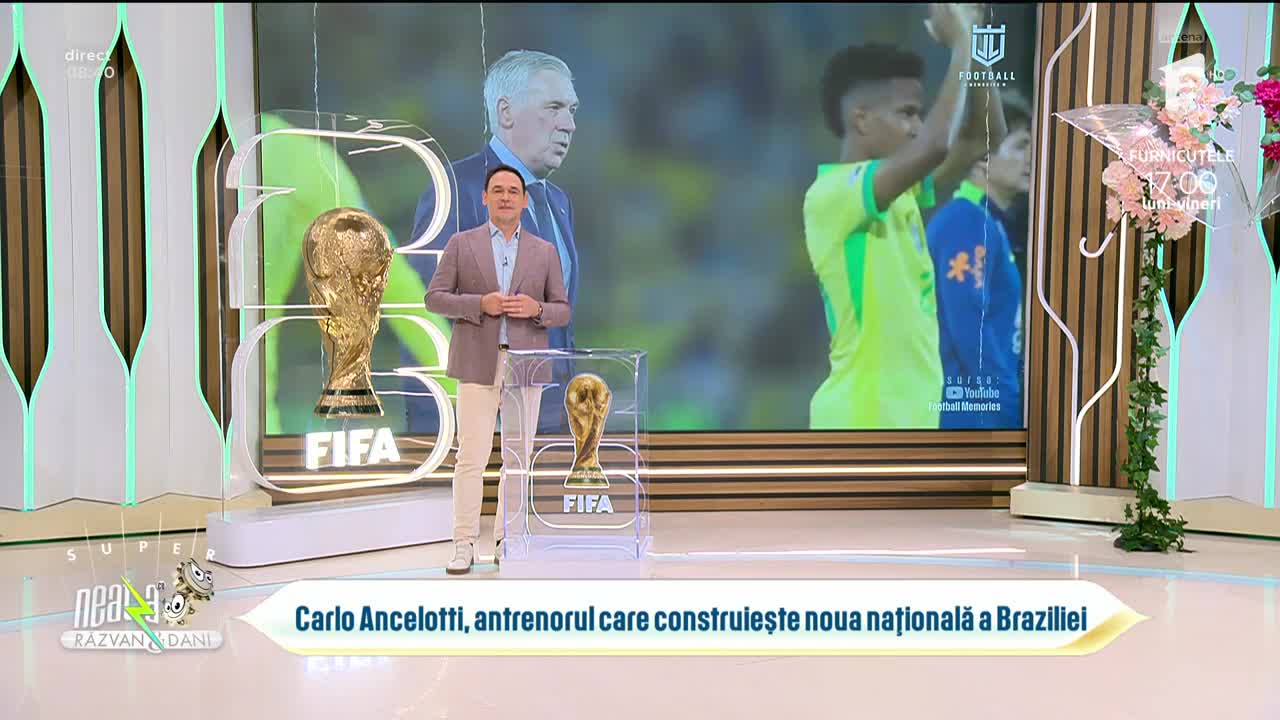 Super Neatza. World Cup News 2026. Totul despre Carlo Ancelotti, antrenorul Braziliei