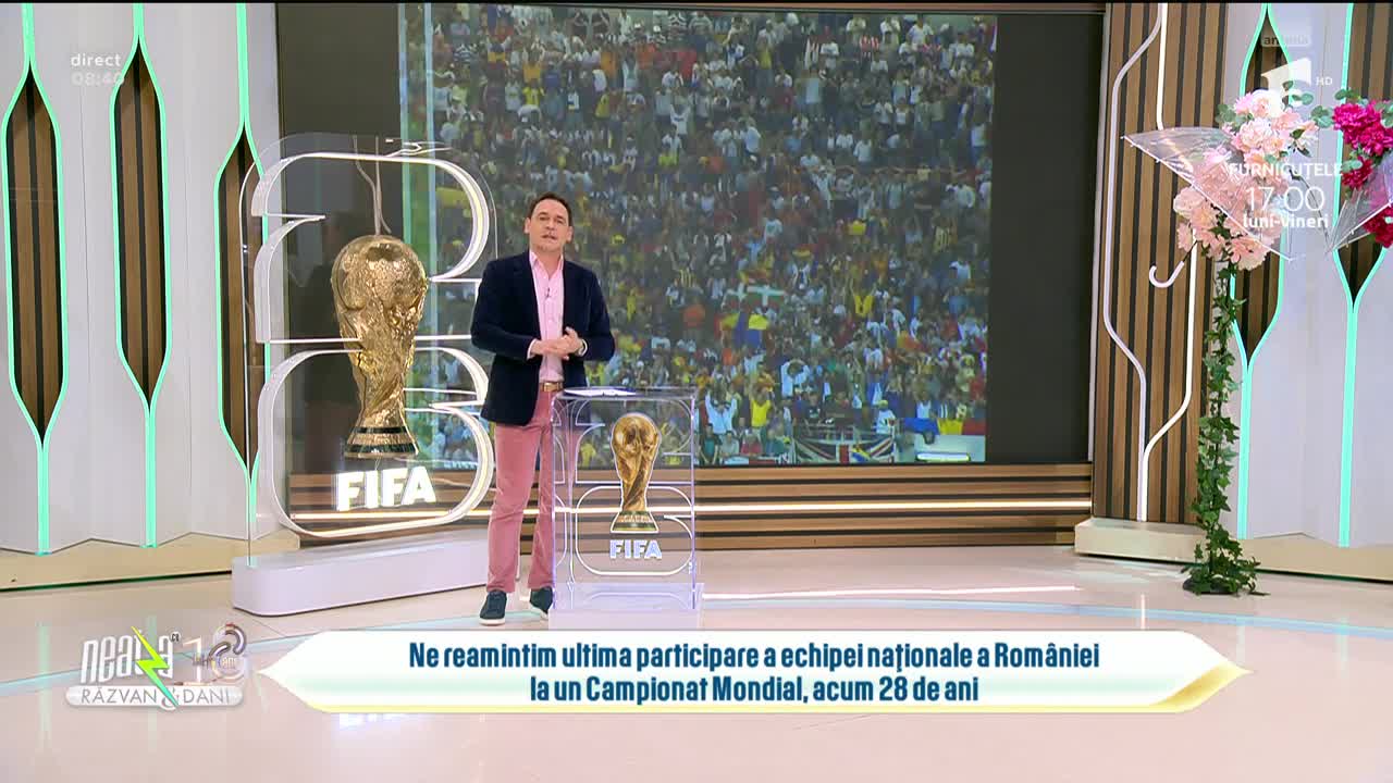 Super Neatza. Află știri din culisele Cupei Mondiale de Fotbal 2026! Ultima participare a echipei naționale a Rom&acirc;niei, acum 28 de ani