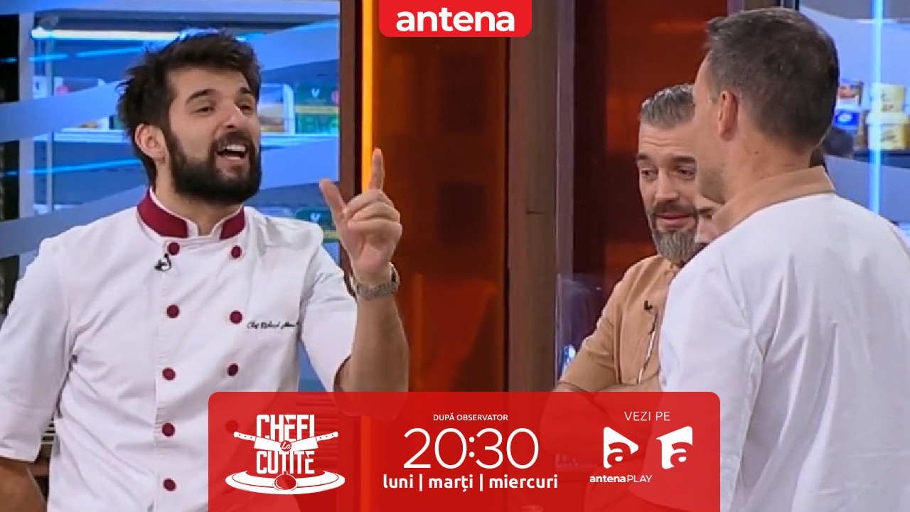 Se apropie Semifinalele! Nu rata următoarea ediție Chefi la cuțite, de la 20:30, pe Antena 1 și &icirc;n AntenaPLAY