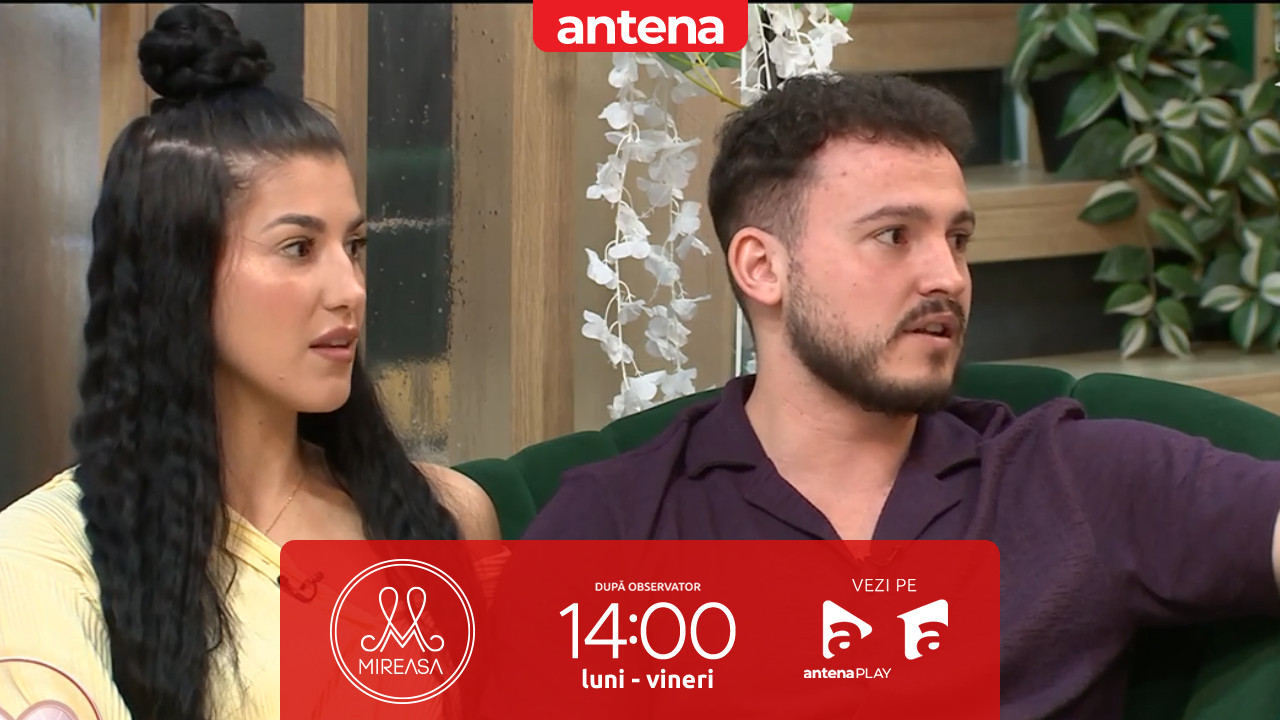 Mireasa, sezonul 13. Amalia l-a acuzat pe Denis că o privește insistent și că defapt o place